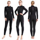 OUZO wetsuit men's 3mm warm and cold-proof one-piece outdoor surfing and snorkeling wetsuit 5mm thickened women's winter swimsuit 5MM men's long-sleeved trousers BCM5027 S