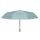Tri-Pololar Holzgriff Dach falten Vinyl Parasol Handbuch Tri-fach Regenschirm TP7027 Burgund (Handbuch)
