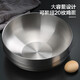 Jianyimao 304 stainless steel bowl double-layer anti-scald soup bowl anti-fall home student eating tableware instant noodle bowl single Korean 304 stainless steel-13cm