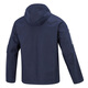 adidas men's jacket 2024 spring and autumn sportswear hooded plush jacket warm casual top HE9905 inner lining L