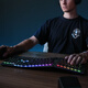 Perixxpb835 Wireless Bluetooth RGB Luminous Backlight Ergonomische mechanische Tastatur USB Wired Laptop Office Tastatur Dual System Mac verfügbarer roter Achse Vier-Modi (USB Wired + 2,4g + Bluetooth 1 + Bluetooth 2)