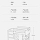 Manlong baby care table baby diaper changing table multi-function foldable newborn bathtub lift mobile magician care table-Monet gray magician care table