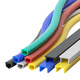Fengji aluminum profile sealing strip profile edge strip sealing strip decorative dustproof mm flat seal 2020/3030/4040 European standard 2020 type slot 6 light gray 10 meters