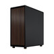 Fractal DesignNorth FD chassis mid-tower black Mesh mesh air cooling supports ATX white desktop comes with 2*14cm fan 360 water-cooled graphics card 355 walnut panel computer North charcoal black tempered glass (dark)