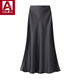Lislave drapierte Essigsäure-Satin-Rock für Frauen 2025 Sommer neu