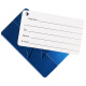 Companion metal luggage tag aluminum alloy boarding pass travel tag aircraft luggage tag BL4018 blue