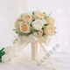 Clcey New Style Forest Camellia Knospe simulierte weiße Rose Hochzeit Fotografie Fotografie Braut Braut Hochzeit Engagement Halten Blumen Zeit und Raumliebhaber