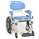Wei Yikang Watheed inodoro interior móvil silla de inodoro discapacitada sillón de inodoro cuidado del paciente asiento paciente silla de baño con rueda 698b silla de enfermería de ruedas grandes