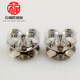 Fat Donglai's same platinum pt950 earrings, ear plugs, silver anti-falling gold ear caps, ear buckles, anti-slip fixed plug earrings, large size PT950 6.5mm pair