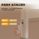 
New appearance computer desk lift desk home study desk small apartment writing desk office standing workbench XZ01 [120*60cm] hand-crank lift-Elegant white
