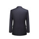 Peromont Men's Wool Business Formal Wear Professional Suit Wedding Groom Suit Navy 175D