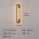 Enjoy light luxury, post-modern light luxury crystal wall lamp, living room background wall, entrance hall, staircase decorative lamp, simple bedroom bedside lamp, gold 500 with three-color LED