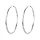 Jiuchangshi Shining 999 sterling silver earrings for women, pure silver large earrings, silver earrings, birthday gifts for girlfriend, shining earrings 50mm