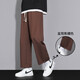 FOG SKY casual pants men spring and summer loose sports drooping trousers trendy brand wide-leg heavy straight pants summer pants men MZX-9066 black L (recommended 120-140Jin [Jin equals 0.5 kg])