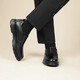Red Dragonfly Chino Día de San Valentín Regalo Un pie Sobre Soft Sole Casco de cuero informal zapatos de papá de mediana edad Wta333107 Negro 40
