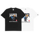 AAPE MODE MARKE APE HEAD CAMOBLAGE BRIEFEN RUND SACK COUTWOLLE Kurzärärmelte T-Shirt für Männer und Frauen Sommer loser halbärmeliges Hemd schwarz 693# schwarz M 80jin [Jin entspricht 0,5 kg] 120jin [Jin gleich 0,5 kg]