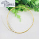 Duchenhui Youlan new product 18K gold wire gold rose gold gold wire pearl jade necklace bracelet anklet semi-finished DIY 18K rose gold wire diameter 0.35mm_10 cm