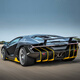 
Zhilebao Lamborghini baby electric car can be seated for people, remote control four-wheel toy car, children's car four-wheel drive noble gray