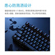 Rapoo V500PRO Mechanical Keyboard Wired Wireless Bluetooth Multi-Template Home Office E-Sports Games 104 Keys No Conflict V500PRO Dual-Template [White. Black Axis]