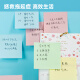 Deli (deli) 400 pages, 4 colors, simple sticky note paper 76*76mm note pad / note pad / self-adhesive message pad office supplies 7151