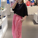阿迪达斯 （adidas）三叶草短袖女装2025年夏季新款圆领短款运动服跑步健身透气休闲T IT9887黑色 XS