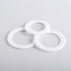 Lihaitun quick-loading PTFE pad whole bag sanitary grade gasket chuck clamp polytetrafluoroethylene hard gasket PTFE white sealing ring 114 chuck 130 whole bag 100 pieces