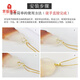 Jingjia Fat Donglai same style Pt950 platinum necklace buckle head 18k rose gold yellow AU750 jade pendant buckle diy jade clip platinum gold single needle buckle head