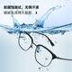 MOLSION Mosen fresh texture glasses frame Xiao Zhan same style glasses myopic eyebrow frame men half frame glasses frame women MJ6176 B92 Glacier gray silver [Xiao Zhan same style] frame + Mosen anti-blue light 1.60 pieces (within 600 degrees)
