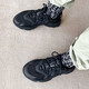 Adidas Nouveaux chaussures pour hommes Clover pour les chaussures de course d'automne pour la formation de fitness léger chaussures décontractées respirant Manager de magasin classique recommandé EE6999 Black Warrior 40