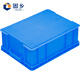 Guxiang thickened plastic logistics turnover box parts box material box classification tool box storage storage box moving organization box blue QL-ZZX-A4 box 410*305*147mm