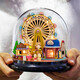 My house DIY handmade music box happiness bar Ferris wheel small house ornaments children's toys boy birthday gift women