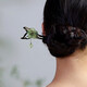 Kamalun (KAMALUN) hairpin antique style ebony wood jade flower wooden hairpin Hanfu hairpin new Chinese style updo hair accessories as a gift for your girlfriend Hibiscus hairpin + brand gift box