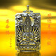 Pang Yi's pure silver Thousand-Hand Guanyin Pendant for men's twelve zodiac signs, natal Buddha pendant, silver medal Samantabhadra necklace, women's silver jewelry, retro color, Thousand-Hand Guanyin, Rat
