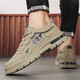 Changxiang Huili Workwear Men's Shoes 2025 New Spring and Summer Mesh Breathable Casual Sports Anti-Slip and Wear-resistant Construction Site Labor Protection Shoes Men's Khaki [Breathable Model] 42