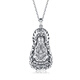 Pt.Charm new Pt950 platinum pendant Flame Guanyin men and women same style platinum peace pendant three-dimensional Buddha necklace. If it is not in stock, it can be customized. Take 10g as an example