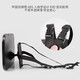 Qiuhan Car Baby Rearview Mirror 360 Rotating Children's Car Rearview Mirror Car Baby Rearview Mirror Car Supplies ABS Material丨Black丨Suitable for Retractable Headrests