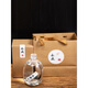 Soaking wine glass bottle wine bottle empty wine bottle high-end creative liquor bottle sealed household wine bottle wine container Elf-transparent-250ml