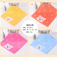 Gold number pure cotton twist-free hand towel children's towel square towel with lanyard children's saliva towel square small towel cartoon couple style kindergarten towel cartoon bear (red 1) 1 piece 30*30cm
