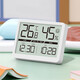 Hanse Electronic Multifonctional Magnetic Cuisine Cuisine Cuisine de bureau Température et affichage d'humidité peuvent être suspendues et une montre autonome HA9922 WHITE
