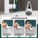 
Yedeeo Italian corner quartz stone sink kitchen single-slot special-shaped L-shaped step washing basin dishwasher sink under counter set [9764SY] 640*640 full set configuration