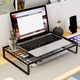 Nifeng Computer rack laptop cooling rack computer heightening table desktop monitor bracket hanging base barbecue rack upgraded bold - small white [breaking bud]