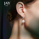 Jay imitation pearl earrings, women's earrings, high-end fashion accessories, birthday gifts for girlfriends and besties
