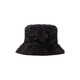KANGOL Unisex Black Rabbit Fur Fisherman Hat K3477BK001 L