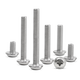 Cabeza redonda Henghu con tornillo de almohadilla 304 acero inoxidable PWM Cross Disc Doss Tornillo de dientes DIN967M2M2.5M3M4M5 M3*4 (200 piezas)
