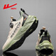 
Huili casual shoes men's shoes versatile trendy shoes spring, autumn and winter leather single shoes non-slip running shoes breathable soft sole sneakers student sand color/military green single layer YCWXY(ZA)-3899 41
