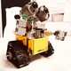 Yuxing Model King Children's Assembly Toy Programmation Robot Blocs Buildings Buildings Electric Remote Control Racing Modèle 8-14 ans Boy Birthday Gift Walli Robot [Modèle statique] 687 particules compatibles avec les blocs de construction LEGO