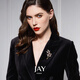 Jay flower brooch, high-end female corsage, suit pin, birthday gift for mother, mother-in-law, elders