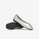 Mejores 24 Autumn Fashion Bow Square Head Light Mouth Spote Single Women's Single A4502CQ4 Plata 37