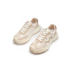 Red Dragonfly Fashion Casual Women's Shoes New Retro Thick Sole Board Shoes Trendy Sneakers Forrest Gump Shoes Running Shoes WLB14070 Apricot Color 38