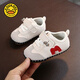 G.Duckkids Little Yellow Duck en otoño e invierno zapatos para bebés de bebé 0-1 años zapatos individuales recién nacidos calzado de suela suave 6-12 meses 9 zapatos rojos de primavera y otoño longitud interna 11 cm recomendado 2-4 meses